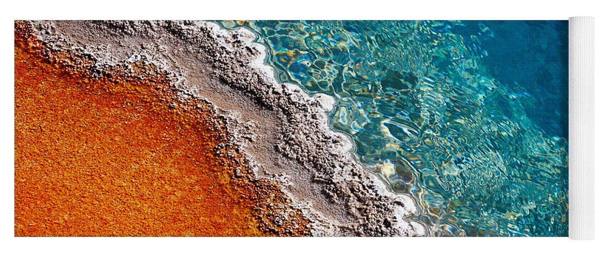 Colors Yoga Mat featuring the photograph Geothermic Layers by Todd Klassy
