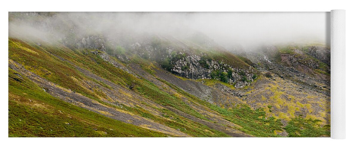Michalakis Ppalis Yoga Mat featuring the photograph Misty Mountain Landscape by Michalakis Ppalis