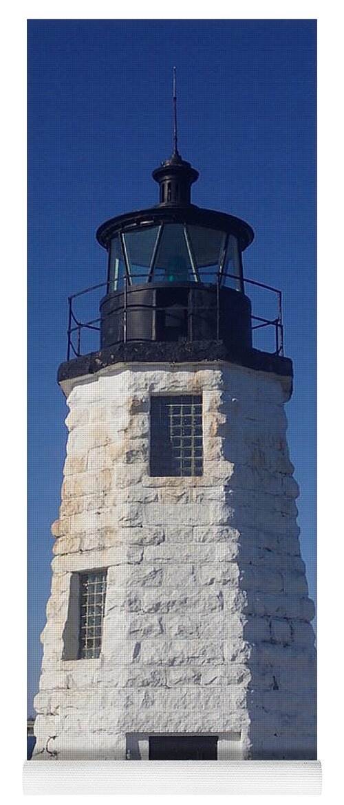 Lighthouse Yoga Mat featuring the photograph Goat Island Light by Robert Nickologianis