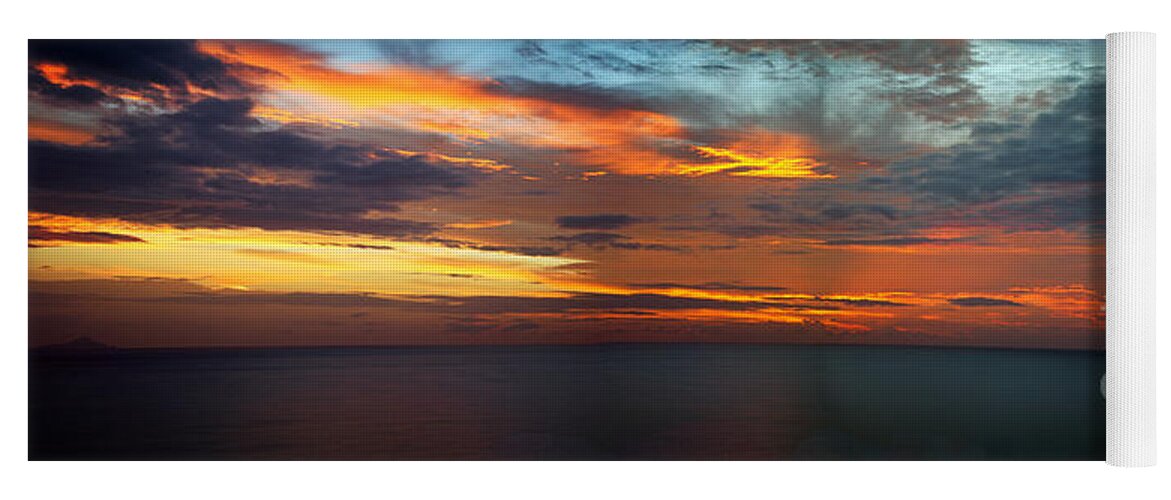 Sunrise Yoga Mat featuring the photograph Good Morning Panama by Bob Hislop