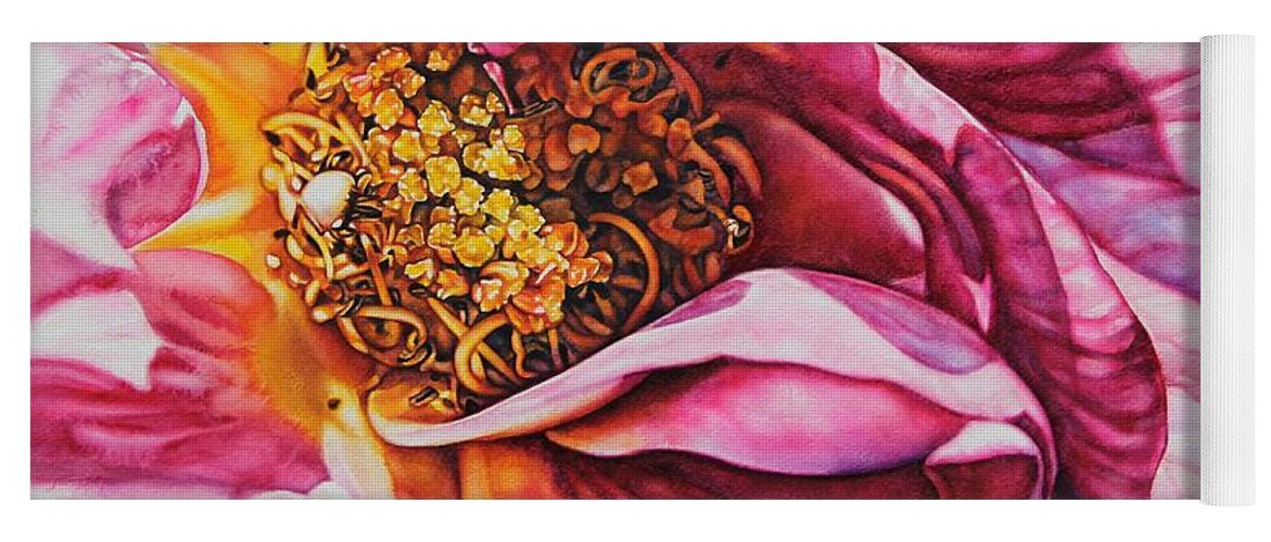 Flowers Still Life Yoga Mat featuring the painting Grace by Tracy Male