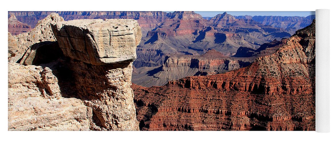 Grand Canyon Yoga Mat featuring the photograph Grand Canyon - South Rim View by Aidan Moran