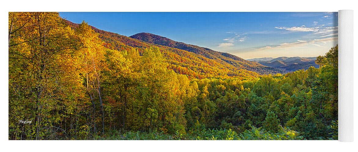 Foliage Yoga Mat featuring the photograph Great Smoky Mountains National Park by Fred J Lord
