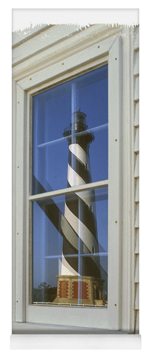 Cape Hatteras Lighthouse Yoga Mat featuring the photograph Hatteras Lighthouse S P by Mike McGlothlen