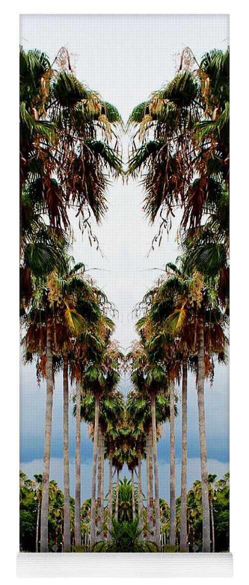 Venice Island Florida Yoga Mat featuring the photograph Heart Of Palms by Barbara Chichester