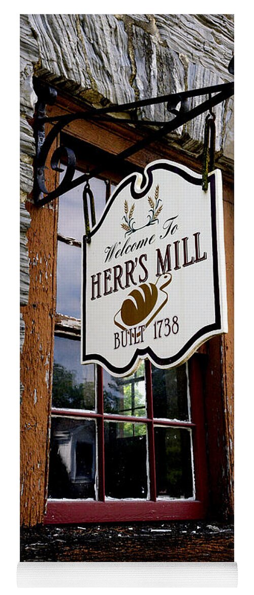 Herrs Yoga Mat featuring the photograph Herrs Mill - Lancaster by Paul W Faust - Impressions of Light