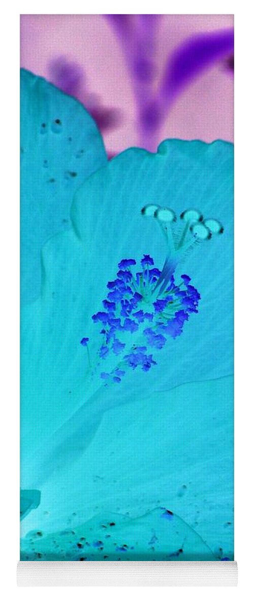 Hibiscus Yoga Mat featuring the photograph Hibiscus - After The Rain - PhotoPower 760 by Pamela Critchlow