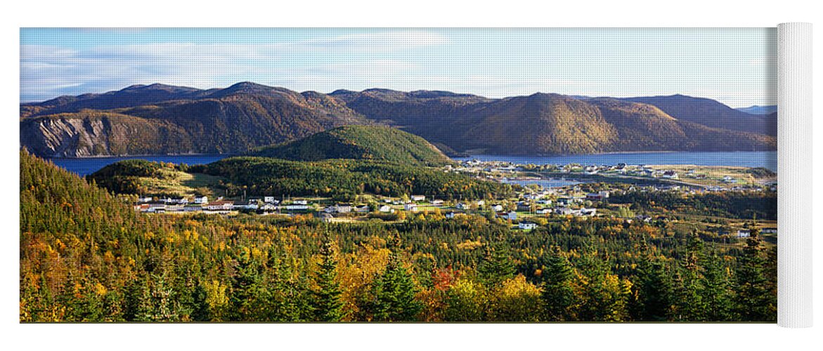 Photography Yoga Mat featuring the photograph High Angle View Of Norris Point by Panoramic Images