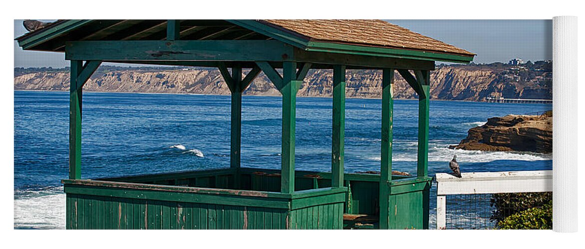 California Yoga Mat featuring the photograph Home by the Sea by Peter Tellone