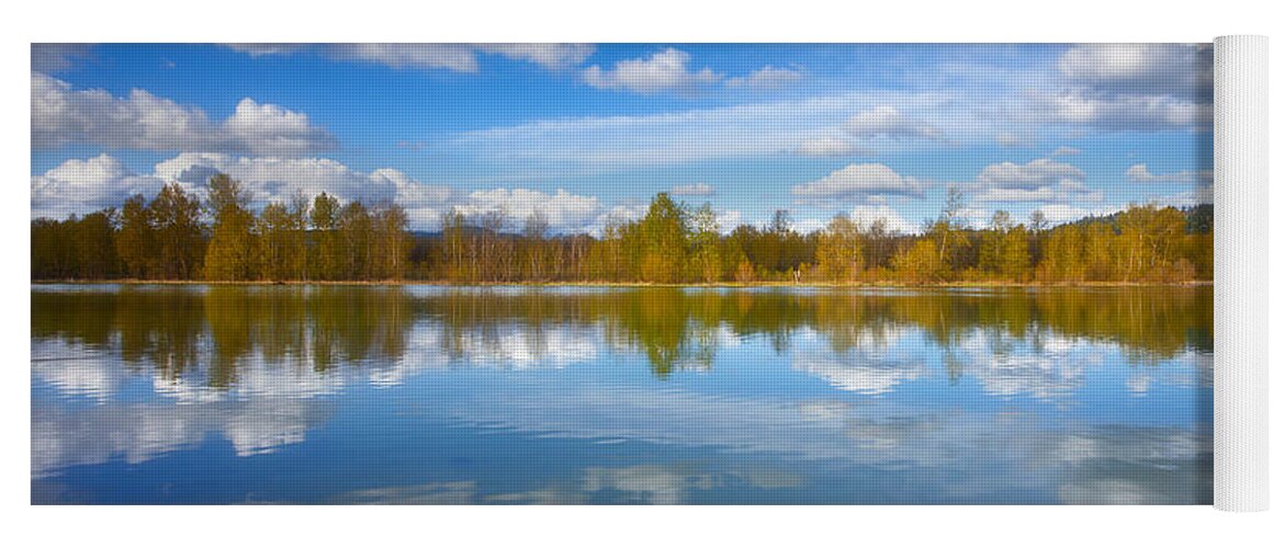 Lake Reflection Yoga Mat featuring the photograph Horseshoe Lake Reflections by Darren White