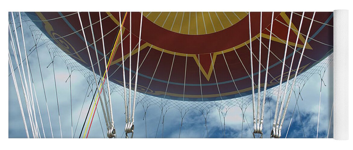 Hot Air Balloon Yoga Mat featuring the photograph Hot Air Baloon by Jatin Thakkar