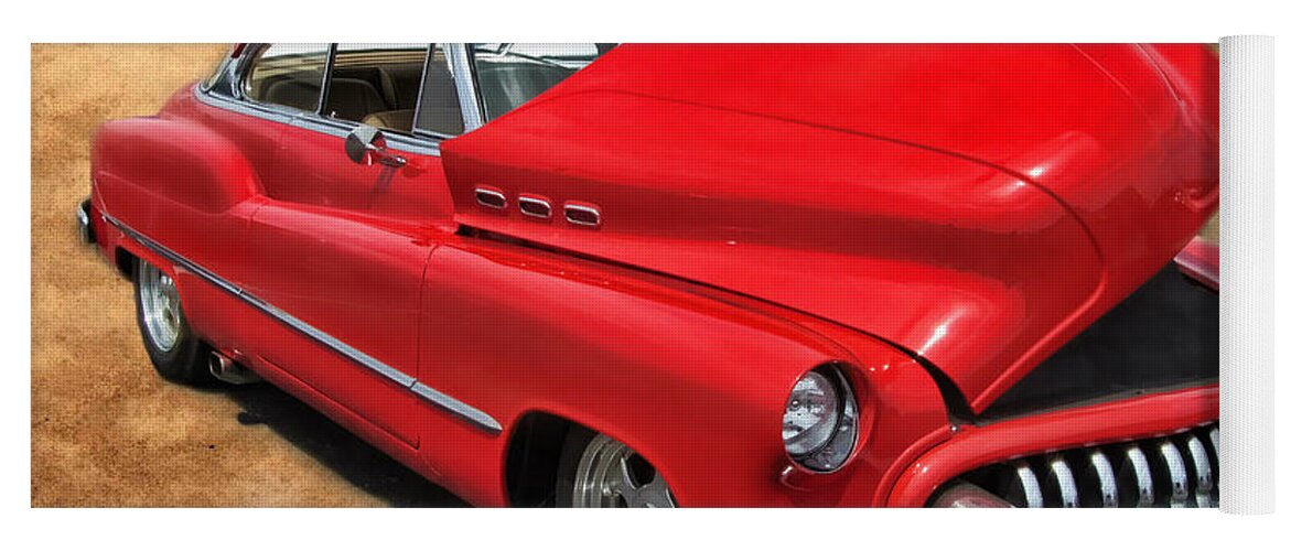 Victor Montgomery Yoga Mat featuring the photograph Hot Rod Buick by Vic Montgomery
