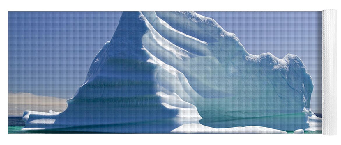 Iceberg Yoga Mat featuring the photograph Iceberg by Liz Leyden