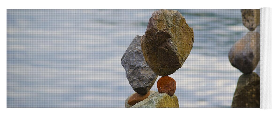 Rocks Yoga Mat featuring the photograph In Balance by Spencer Hughes