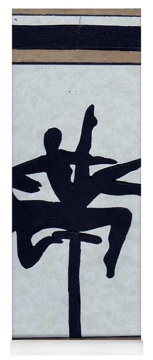 Dance Yoga Mat featuring the mixed media In Perfect Balance by Barbara St Jean