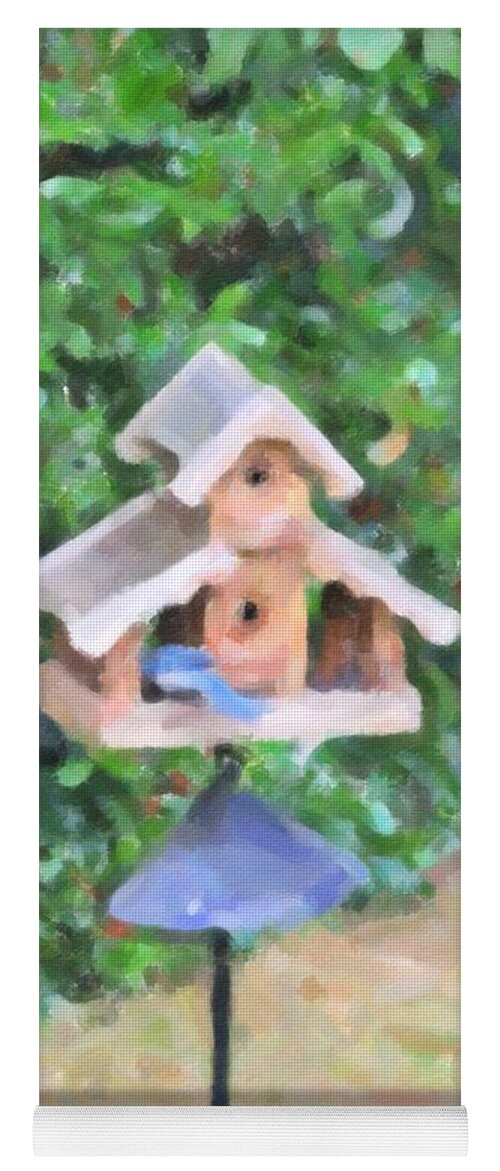 Oregon City Yoga Mat featuring the photograph In The Birdhouse - Oil by Image Takers Photography LLC - Carol Haddon