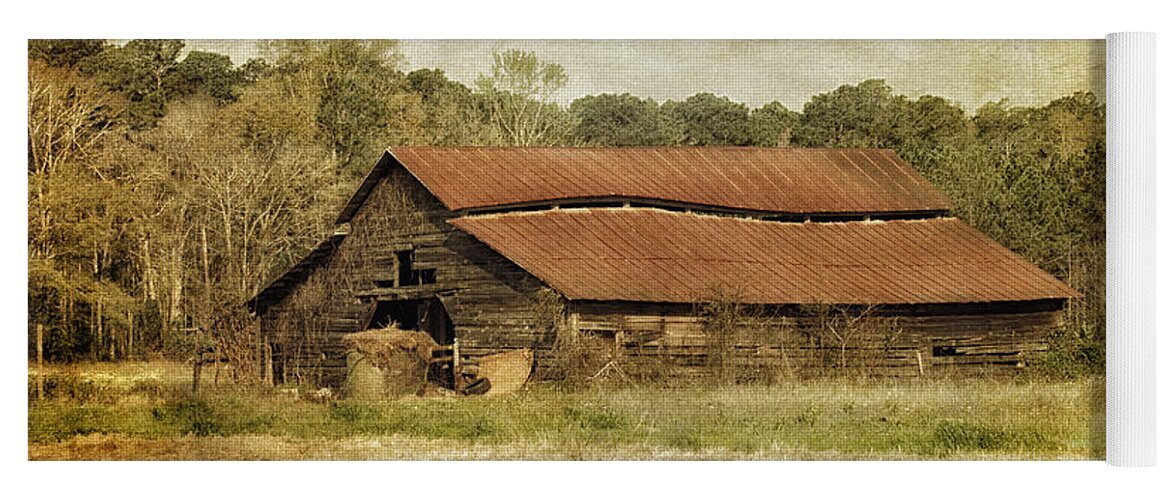 Barn Yoga Mat featuring the photograph In The Country by Kim Hojnacki