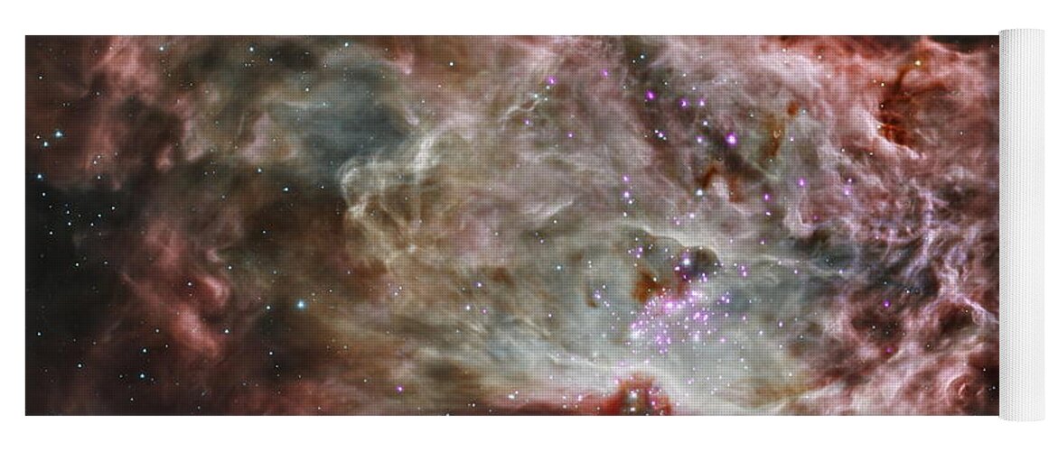 Space Yoga Mat featuring the photograph Inside the Flame Nebula by Eric Glaser