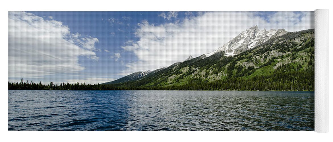 Grand Teton National Park Yoga Mat featuring the photograph Jenny Lake by Crystal Wightman