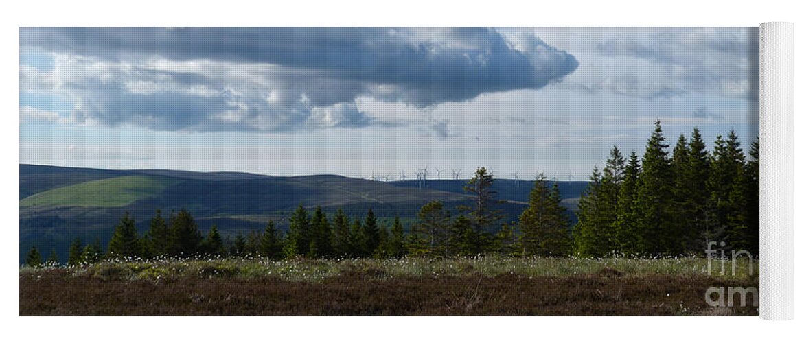 Clouds Yoga Mat featuring the photograph June Sky - Strathspey by Phil Banks