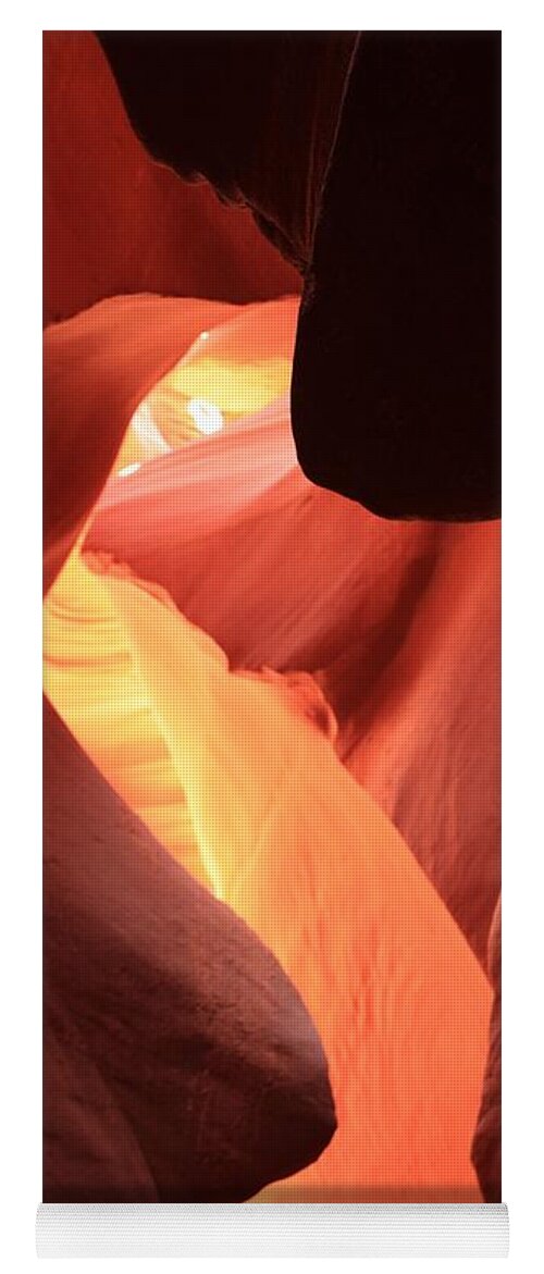 Arizona Slot Canyon Yoga Mat featuring the photograph Key Hole Slots by Adam Jewell