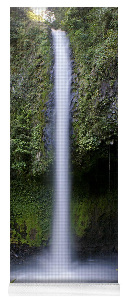 Beauty In Nature Yoga Mat featuring the photograph La Fortuna Waterfall by Brian Kamprath