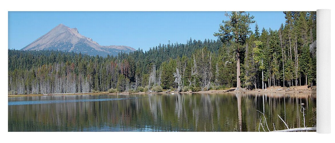 Lake Of The Woods Oregon Yoga Mat featuring the photograph Lake Of The Woods 4 by Debra Thompson