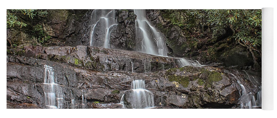 Waterfalls Yoga Mat featuring the photograph Laurel Falls - Great Smoky Mountains National Park by Peter Ciro