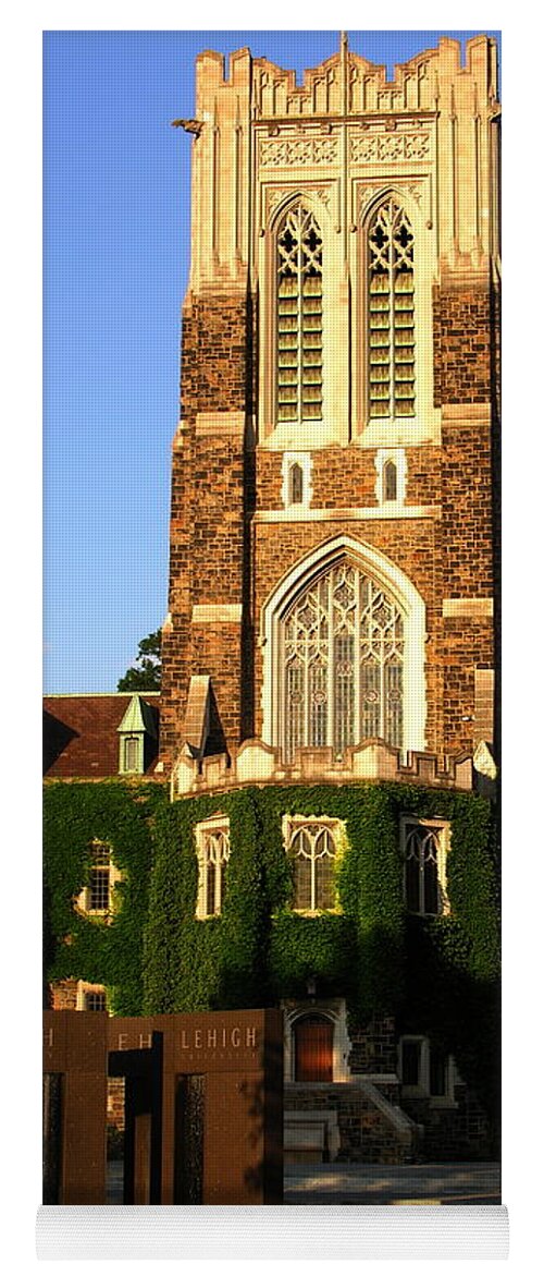 Lehigh University Yoga Mat featuring the photograph Lehigh University Alumni Memorial Hall by Jacqueline M Lewis