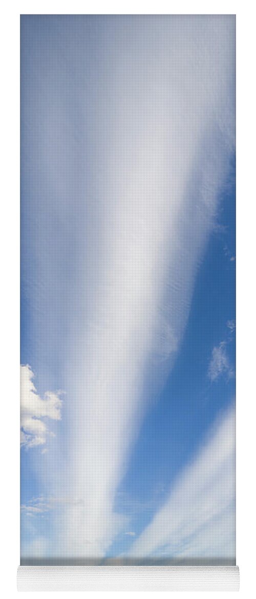 00346024 Yoga Mat featuring the photograph Lenticular And Cumulus Clouds Patagonia by Yva Momatiuk and John Eastcott