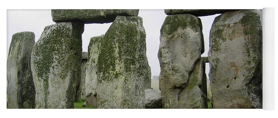 Stonehenge Yoga Mat featuring the photograph Life On The Rocks by Denise Railey