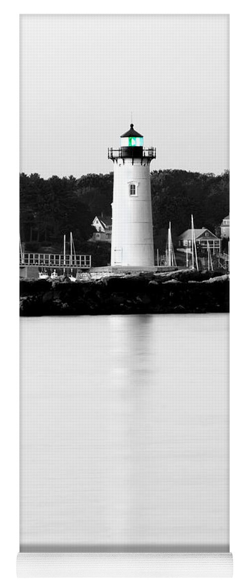 Lighthouse Yoga Mat featuring the photograph Light Reflection by Greg Fortier