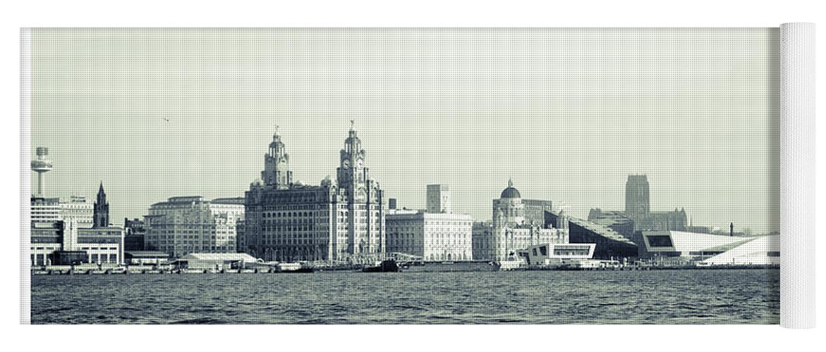 3 Graces Yoga Mat featuring the photograph Liverpool Water Front by Spikey Mouse Photography