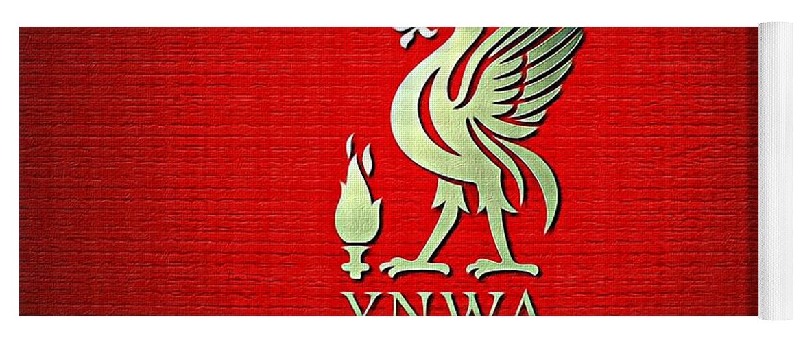 Liverpool Yoga Mat featuring the painting Liverpool You'll Never Walk Alone by Florian Rodarte