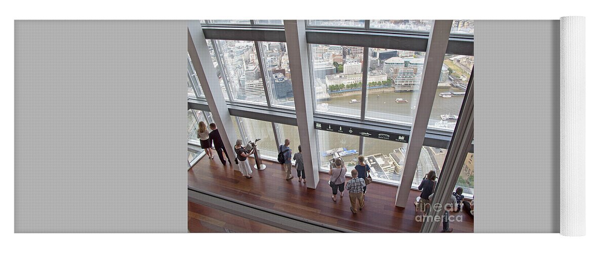 London Overlook By Ann Horn Yoga Mat featuring the photograph London Overlook by Ann Horn