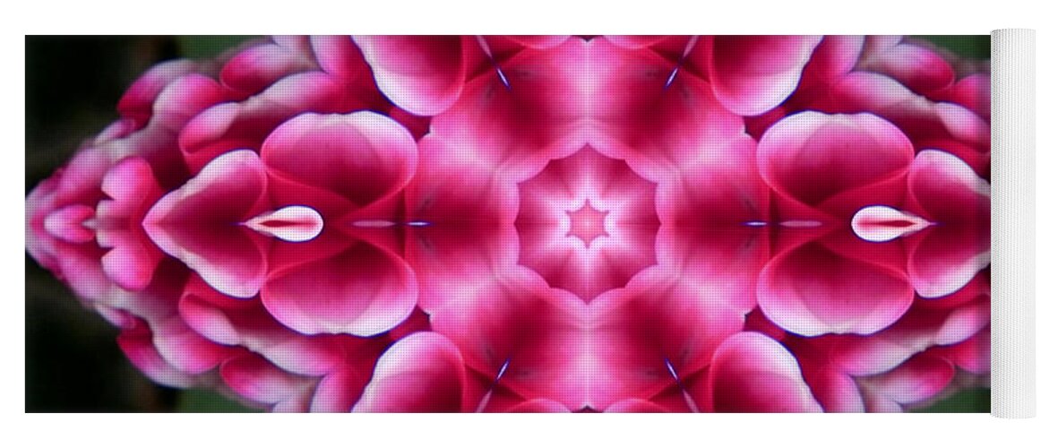 Mandalas Yoga Mat featuring the digital art Love is Divine Mandala by Diane Lynn Hix