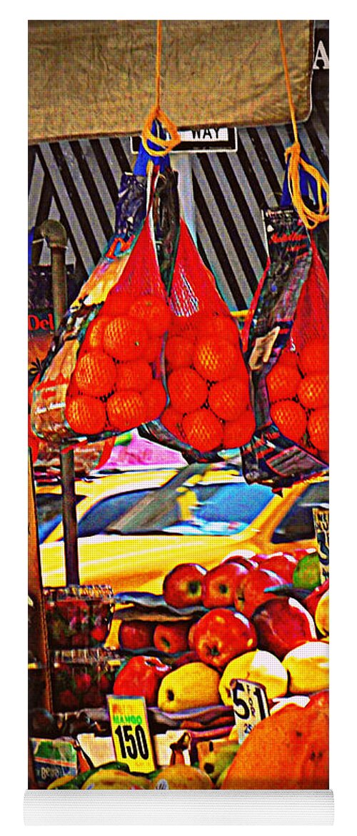 Fruitstand Yoga Mat featuring the photograph Low-Hanging Fruit by Miriam Danar