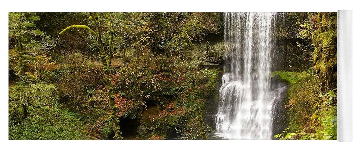 Photography Yoga Mat featuring the photograph Lower South Falls by Sean Griffin