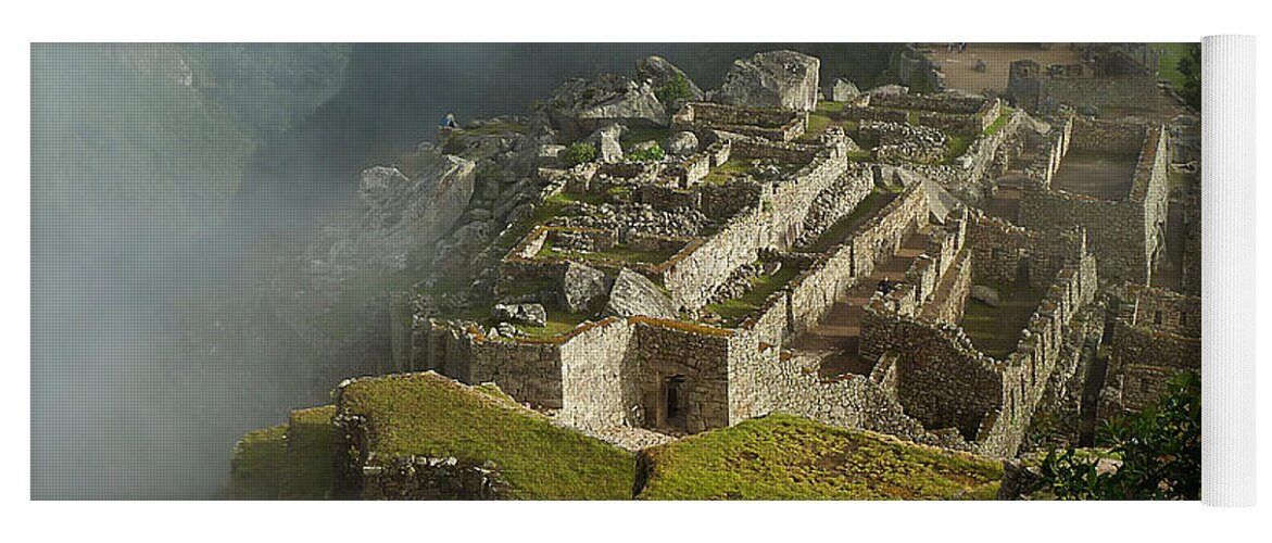 South America Yoga Mat featuring the photograph Machu Picchu Peru 2 by Xueling Zou