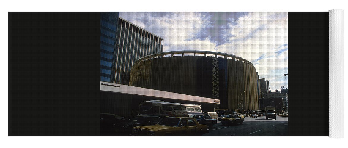 Madison Square Garden Yoga Mat featuring the photograph Madison Square Garden Arena 1984 by Gordon James