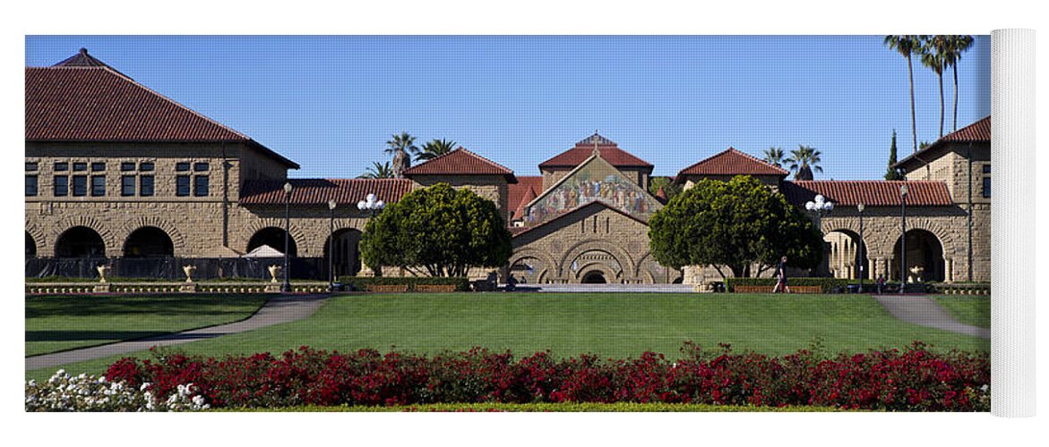 Stanford University Yoga Mat featuring the photograph Main Quad Stanford California by Jason O Watson