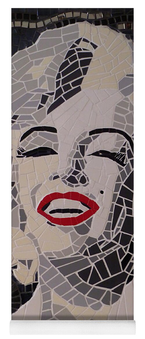 Marilyn Monroe Yoga Mat featuring the photograph Marilyn by Adriana Zoon
