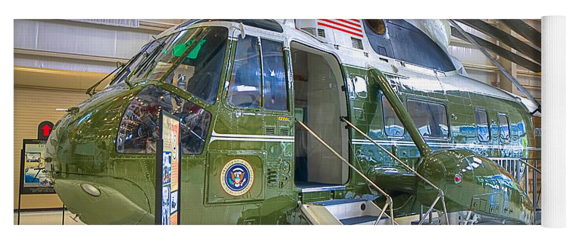 Pensacola Yoga Mat featuring the photograph Marine One by Tim Stanley