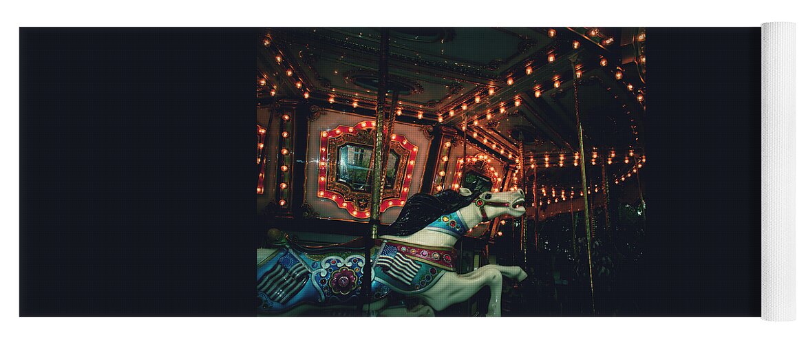 Carousel Yoga Mat featuring the photograph Midnight Dream by Yuka Kato