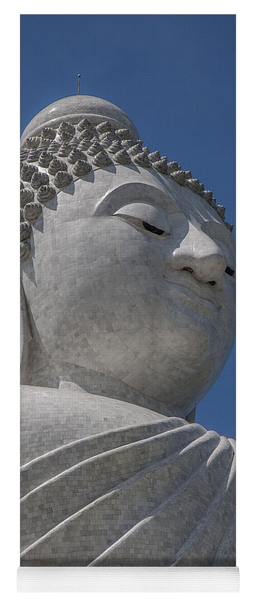 Scenic Yoga Mat featuring the photograph Ming Mongkol Buddha Big Buddha of Phuket DTHP041 by Gerry Gantt
