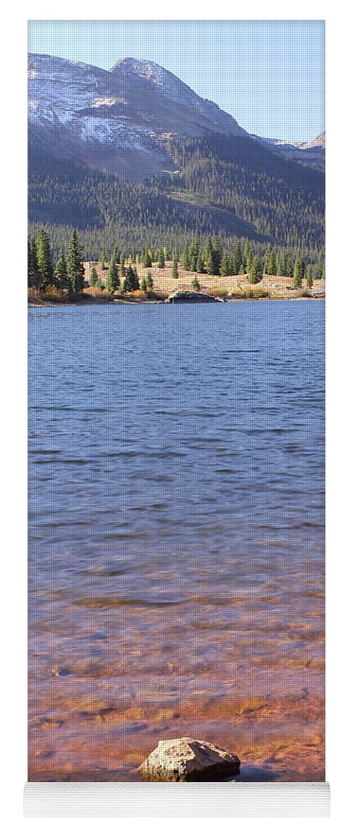 Landscapes Yoga Mat featuring the photograph Molas Lake by Eric Glaser