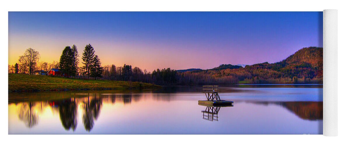 Scenery Yoga Mat featuring the photograph Morning Glory.. by Nina Stavlund