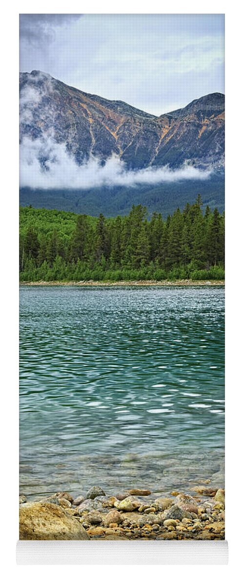 Lake Yoga Mat featuring the photograph Mountain lake by Elena Elisseeva