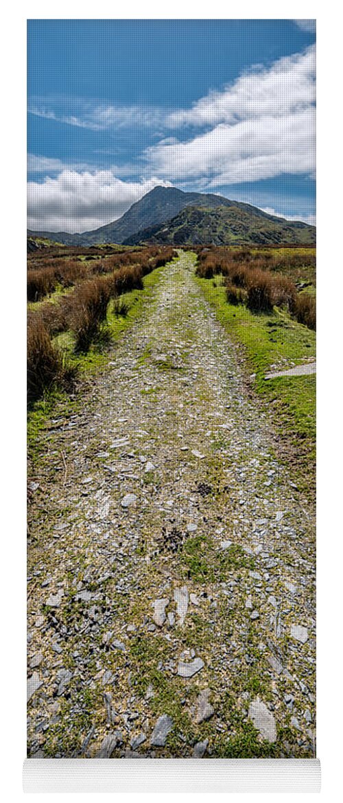 Moel Siabod Yoga Mat featuring the photograph Mountain Track by Adrian Evans