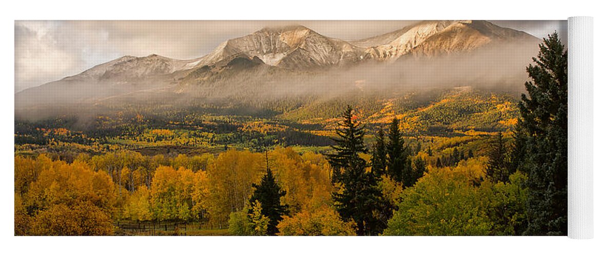 Capitol Peak Yoga Mat featuring the photograph Mt Sopris in Carbondale Colorado by Ronda Kimbrow